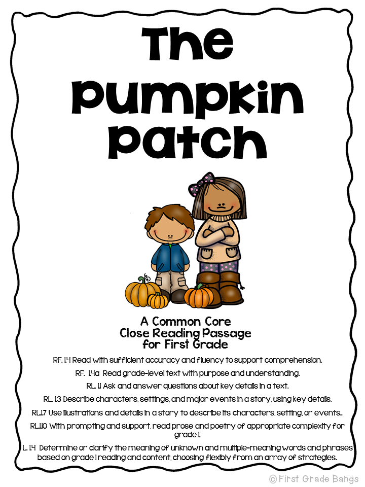 Close Reading | First Grade Bangs