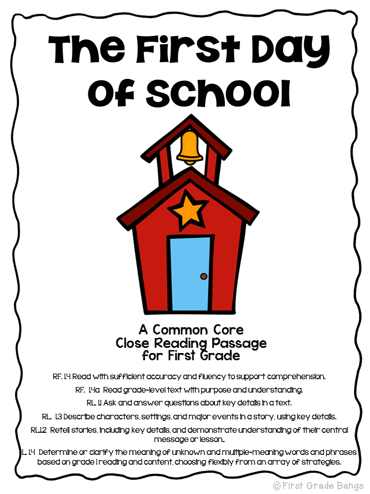 Close Reading | First Grade Bangs