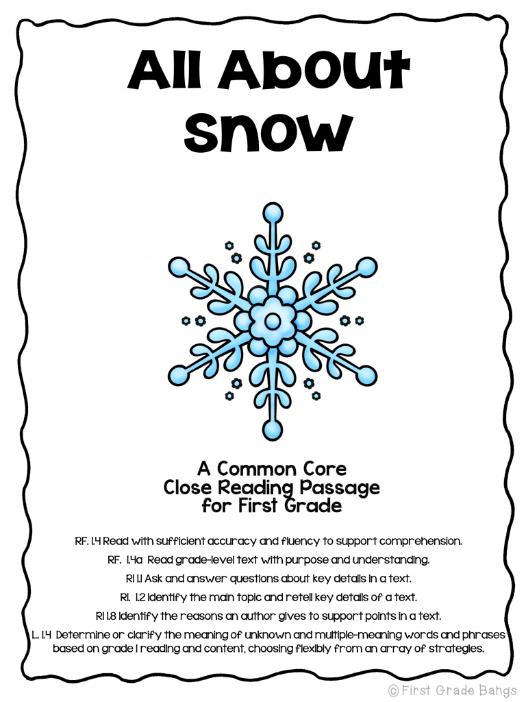Close Reading | First Grade Bangs